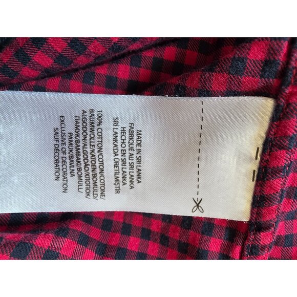 Ralph Lauren Mens XL Red & Black Checkered Button-Down Shirt - Picture 5 of 7